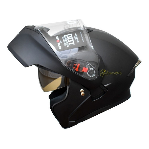 Casco Moto Abatible Ich  Certificado Gratis Placas 