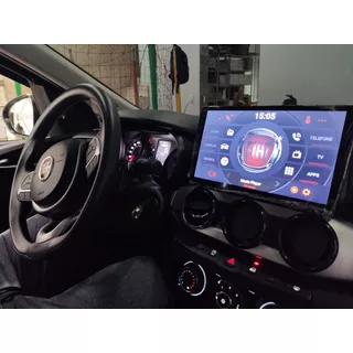 Multimídia Fiat Argo Android 9 Polegas Trekking Volante Wifi