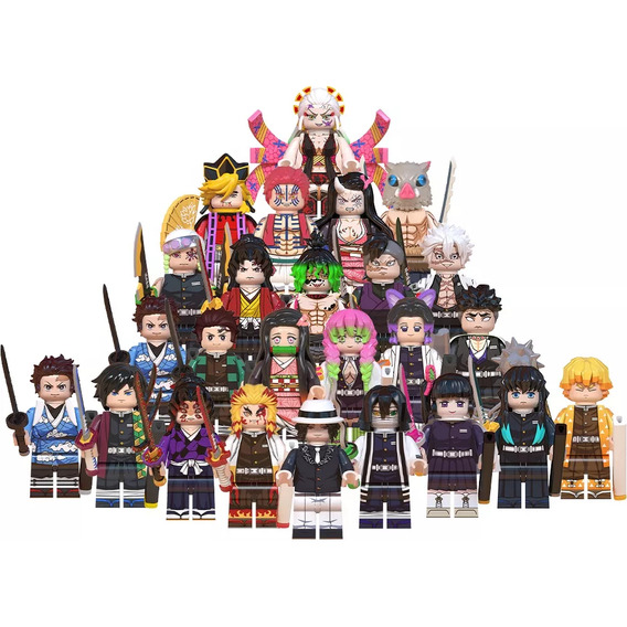 Demon Slayer - Kimetsu No Yaiba - Set Completo De Legos.