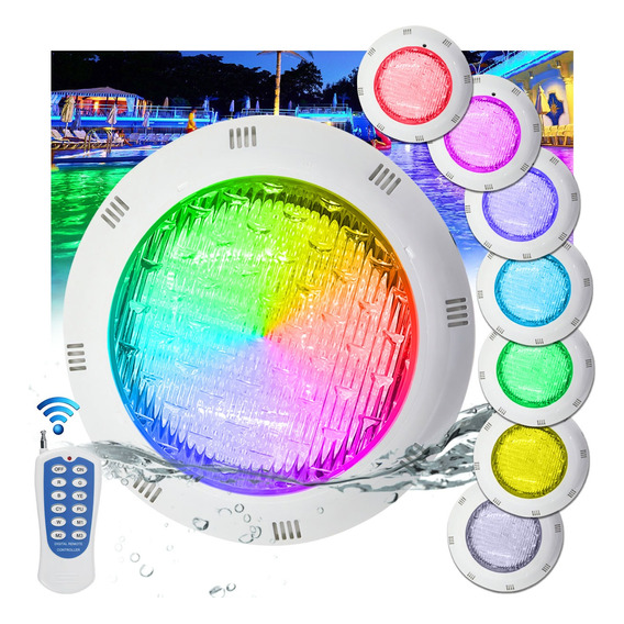 Luces Para Piscina 360 Led Rgb Ip68 35w Lámpara Con Control