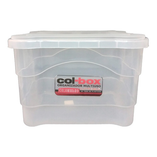 Caja Col Living Box Grande Art. 9304 Colombraro Color Transparente Liso