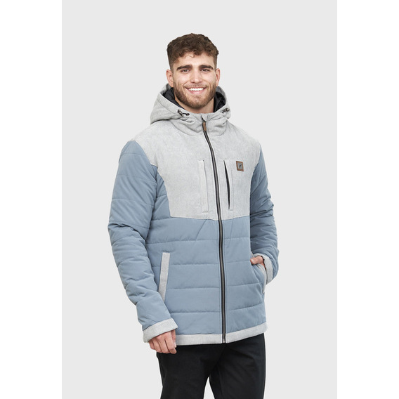 Chaqueta Parka Cotelé All Trails Azul Hombre 