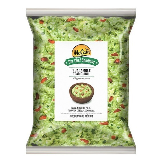 Guacamole Congelado Mccain Bolsa X 450 Grs