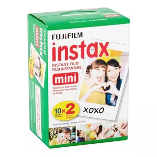 Película Instantánea Fujifilm Instax Mini Pack  De 20 Hojas