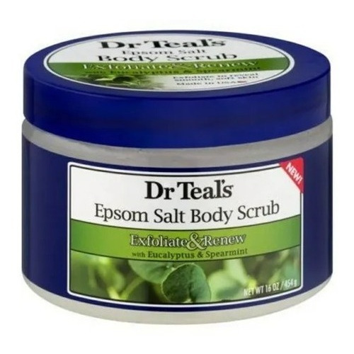  Dr Teal's Exfoliante Sal Epsom Body Scrub Eucalipto Y Menta