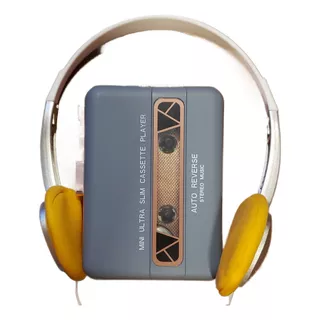 Cassete Player Walkman + Fone Estilo Guardioes Das Galáxias