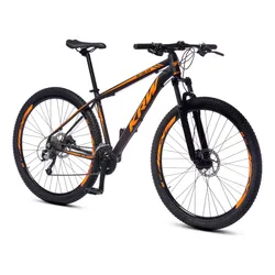 Bicicleta Aro 29 Krw Alumínio 24 Vel Freio A Disco X42 Cor Preto/Laranja Fosco Tamanho do quadro 17 no Mercado Livre com oferta e cupom de desconto