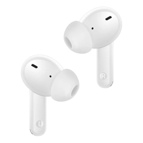 Auriculares in-ear gamer inalámbricos Realme TechLife Buds T100 pop white