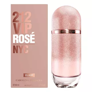 Carolina Herrera 212 Vip Rosé Elixir Edp 80ml Para Feminino