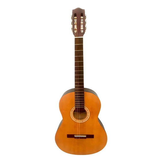 Guitarra Criolla Eclair Clasica 39 Color Marrón Claro Material Del Diapasón Nogal Orientación De La Mano Diestro