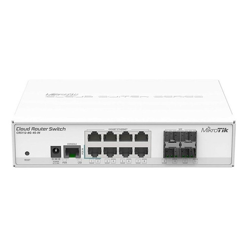 Switch MikroTik CRS112-8G-4S-IN