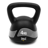 Kettlebell 4kg Everlast Revestido Pvc De Alta Resistência