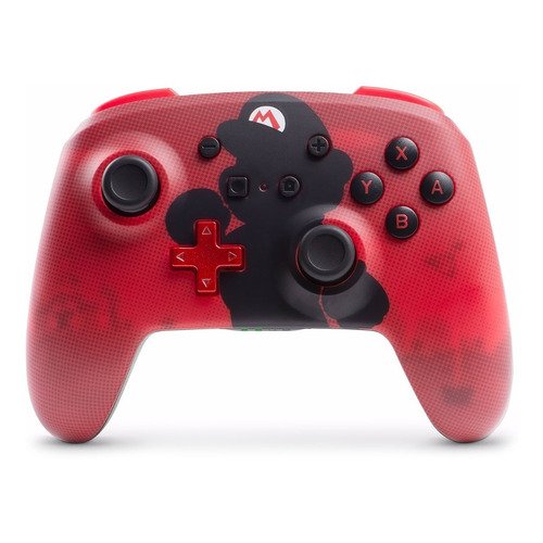 Control Inalámbrico Super Mario Silhouette Nintendo Switch Color Rojo