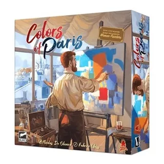 Colors Of Paris - Com Mini Expansão - Buró Jogo De Tabuleiro