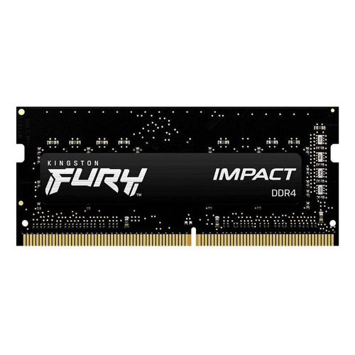 Memoria RAM Fury Impact gamer color negro 16GB 1 Kingston KF432S20IB/16