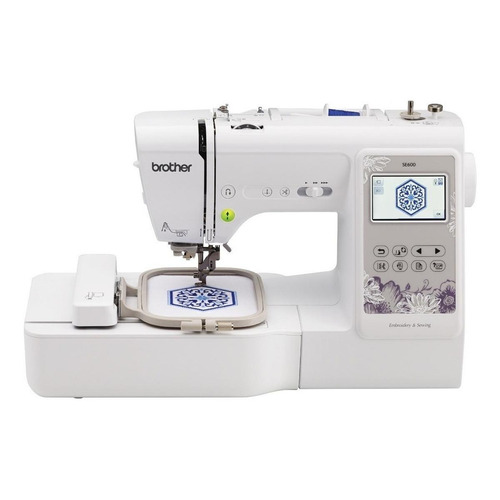 Máquina de coser recta Brother SE600 portable blanca 110V
