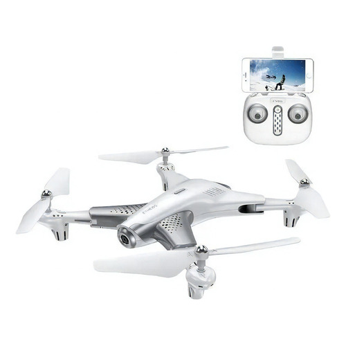 Mini Drone Camara Hd 720p Drn720 80m Etheos Soporte Celular Color Blanco