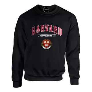 Buzo Hoodie Crewneck Harvard University Usa Hombre Mujer