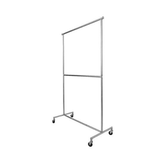 Rack Para Ropa 1.00m doble, Viajero Galvanizado