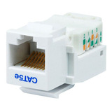 Plug Keystone Cat5 Rj45 Branco