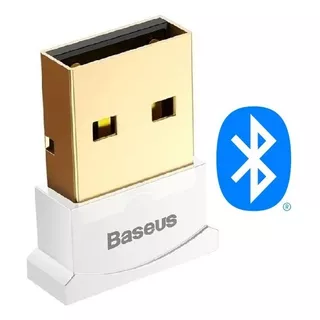 Adaptador Usb Baseus Notebook Pc Win Mini Bluetooth Dongle, Color Blanco