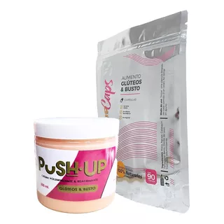 Kit Push Up Crema + Caps 1 Mes, Aumento De Glúteos Y Busto