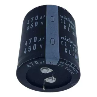 1 Peça Capacitor Eletrolítico 470uf X 450v 105º Nichicon