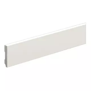 Zocalo De Eps - Pvc Square 5cm De Altura Blanco Atrim 2.5 M