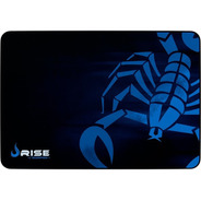 Mouse Pad Gamer Rise Mode Scorpion Azul - Grande