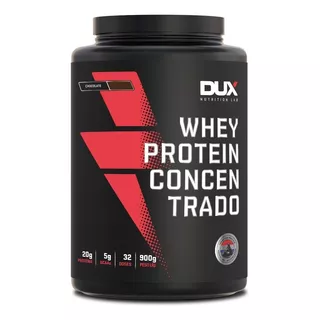 Whey Protein Concentrado - Pote 900g Dux Nutrition Sabor Chocolate
