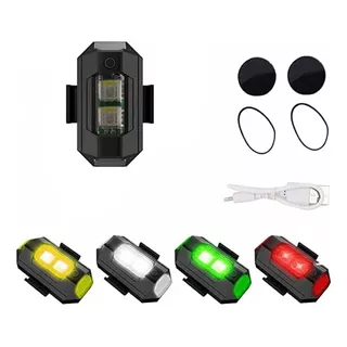 Luz Led Recargable Auto Moto Bici Drones Diferentes Colores Color Agua