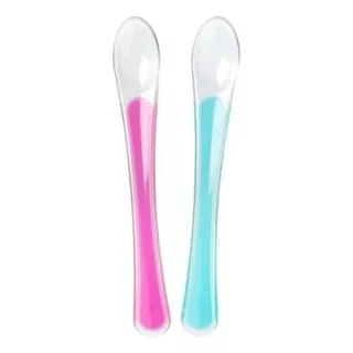 Kit 2 Colheres First Spoons Rosa/turquesa Tommee Tippee