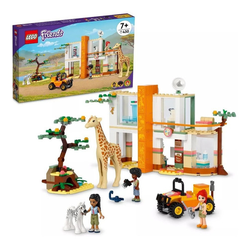 Kit Lego Friends Rescate De La Fauna Salvaje De Mia 41717 430 Piezas 3+