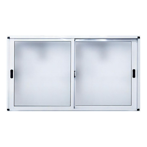 Ventana Corrediza De Aluminio Blanco Nexo Moderna 150x60