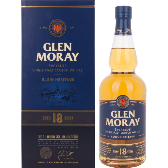 Whisky Glen Moray Elgin Heritage 18 Años 700ml Estuche P
