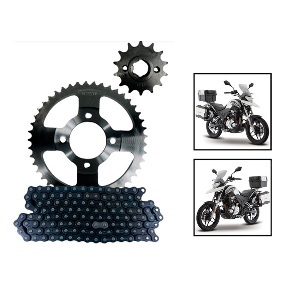 Kit De Sprocket Para V200 2021-2024 , 45t0-14t  428hs*136l