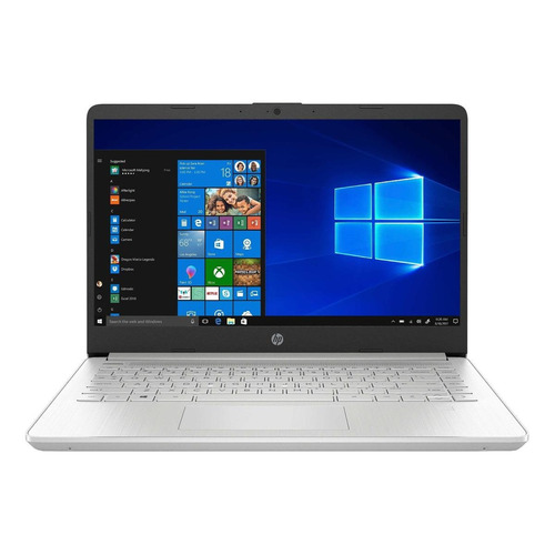 Notebook HP 14-dq1043cl plata 14", Intel Core i3 1005G1  8GB de RAM 256GB SSD, Intel UHD Graphics 1920x1080px Windows 10 Home