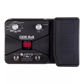 Pedal De Efecto Joyo Gem Box I  Negro