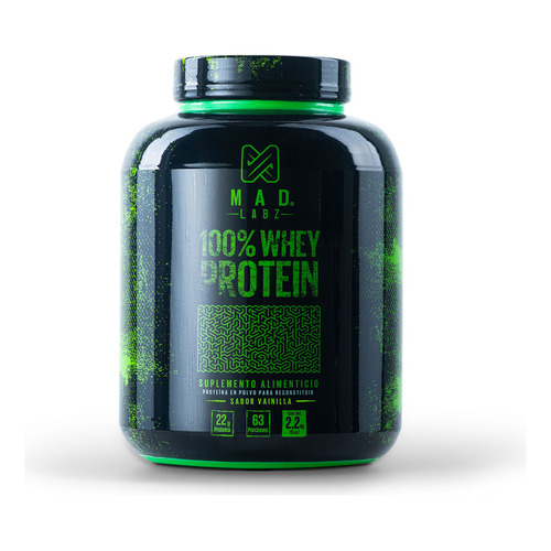 Proteína Mad Labz 100% Whey 2.26kg Sabor Vainilla MDN Sports