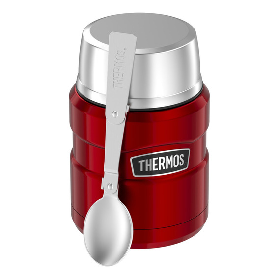 Termo Comida King Acero Inox 470 Ml Rojo - Thermos