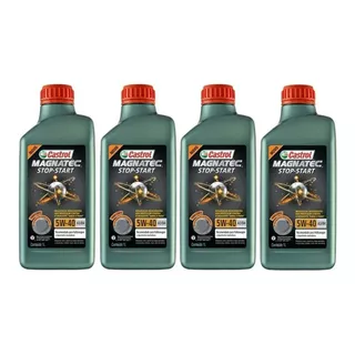 Kit 4 Unid. Óleo Castrol Magnatec Original Vw 5w40 A3/b4