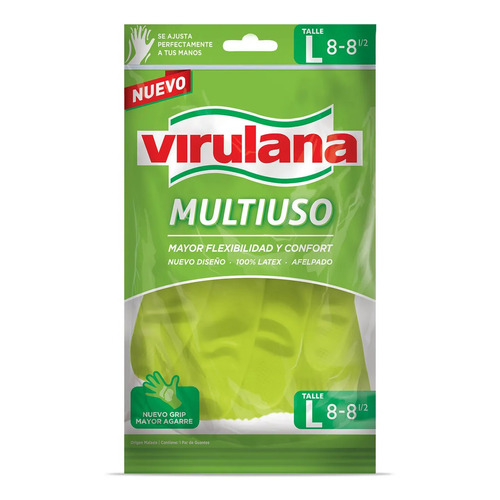 Guantes Multiuso  Grande 8 1/2 Virulana