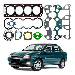  Jogo Junta Cabeçote Sabo Corsa Sedan 1.6 8v 1996 A 2002