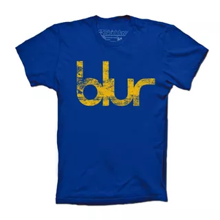 Playeras Blur Distressed Vintage Logo Damon Albarn Brit Pop