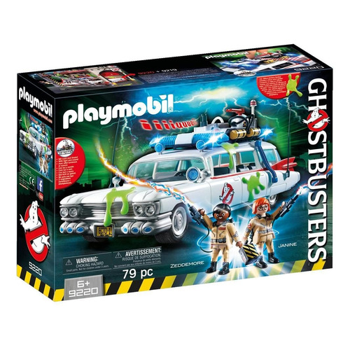 Figura Armable Playmobil Ghostbusters Ecto-1 79 Piezas 3