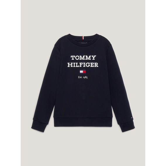 Polerón Con Logo Oversize Azul Tommy Hilfiger