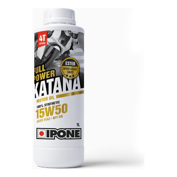 Aceite Ipone Katana 15w-50 Full Power 100% Sintético