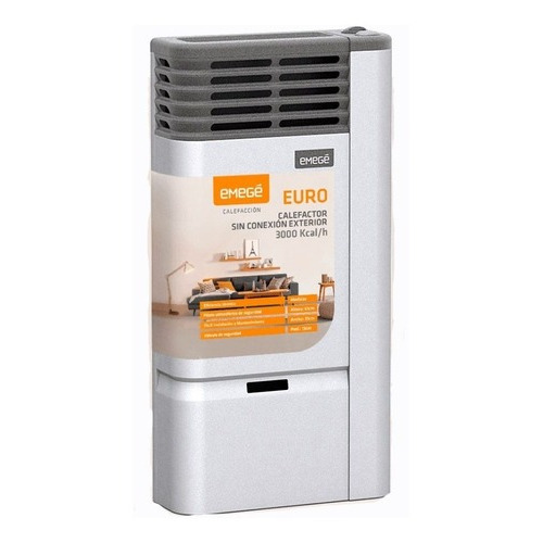 Calefactor Emege 3000 Kcal Multigas Sin Ventilacion 3130 Color Gris