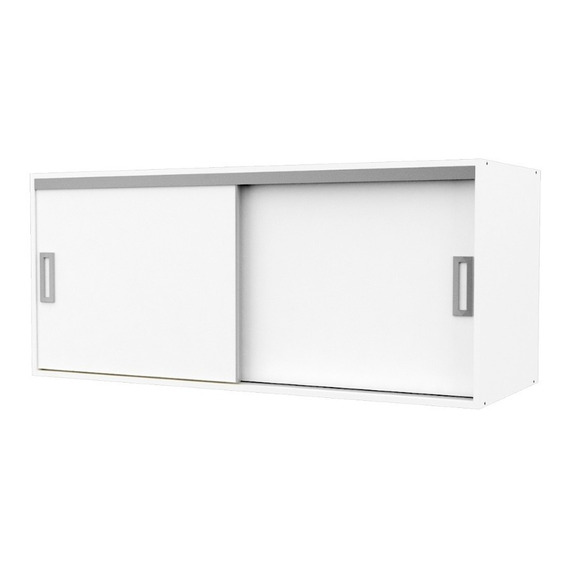 Baulera Placard 2 Pta Corredizas 140 Cm Mosconi Blanco 56422