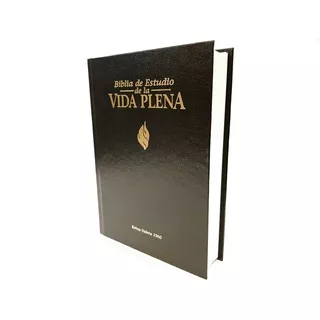 Biblia De Estudio Vida Plena Reina Valera 1960 Tapa Dura 